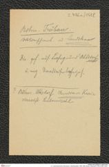 k.k. naturhistorisches Hofmuseum, Intendanzakten 1885-1896 (Hauer), Aktenzahl Z.786.a/1889, Seite 1